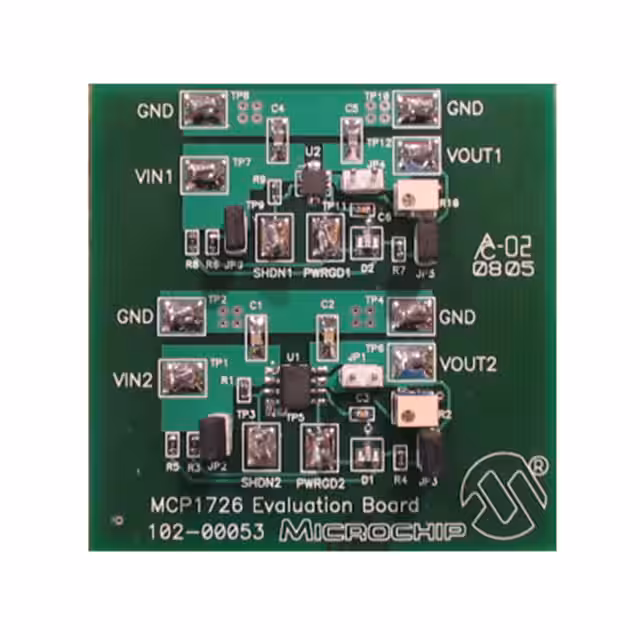 MCP1726EV Microchip Technology  Cartes d'évaluation - Régulateurs de tension linéaires